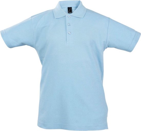 SOLS Kinder Unisex Zomer II Pique Polo Shirt (Blauw Atol)