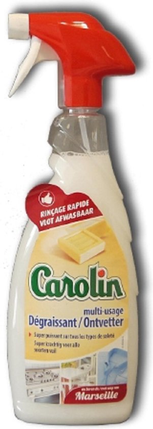 Carolin - Spray Multi dégraissant au savon de Marseille - 2 x 650 ml | bol