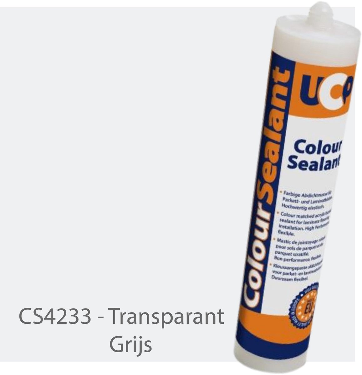 Acrylaat Kit - ColorSealant - Overschilderbaar - CS4233 - Transparant Grijs - 310ml koker