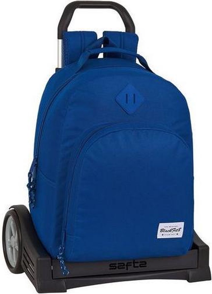 Schoolrugzak met Wielen Evolution BlackFit8 Oxford Donkerblauw