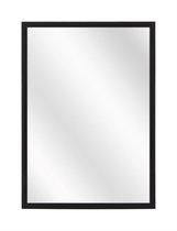 Spiegel met Luxe Aluminium Lijst - Mat Zwart - 50 x 80 cm