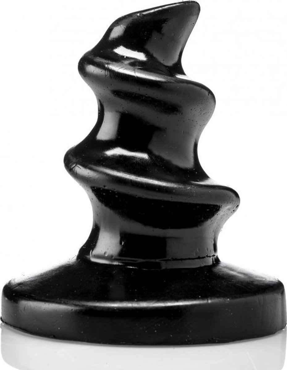 Goedkoopste XXLTOYS - Mario - XXL Plug - Inbrenglengte 9.5 X 6 cm - Black - Uniek design Buttplug - Stevige Anaal plug - Made in Europe