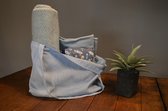 Luiertas / Mom bag Pure Baby Love lichtblauw