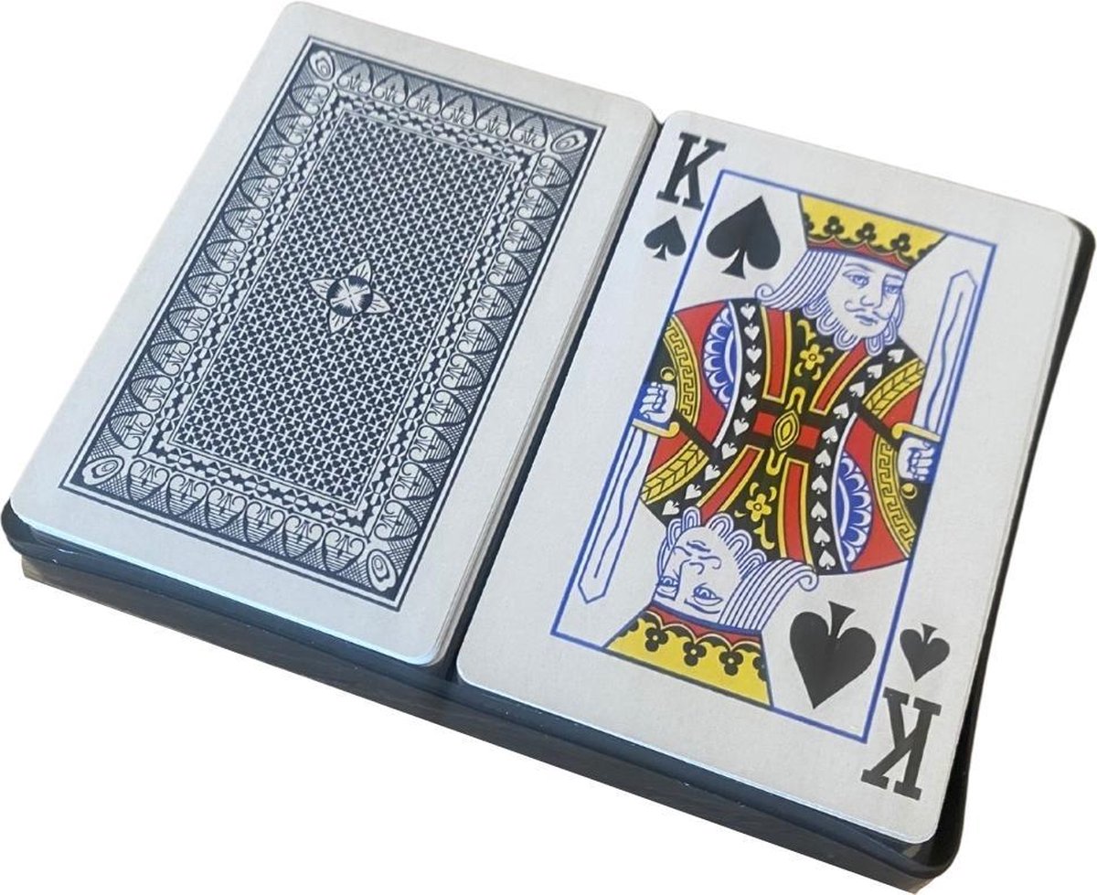 Schema Facet hoofdstad Luxe Speelkaarten - Plastic Coating - Poker Kaarten - kaartspel -  Spelkaarten - Spel... | bol.com