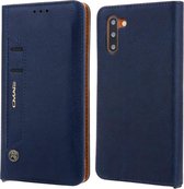 Voor Galaxy Note10 CMai2 Kaka-serie Litchi Texture horizontale flip lederen tas met houder en kaartsleuven (blauw)