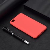 Voor Xiaomi Redmi Go Candy Color TPU Case (rood)