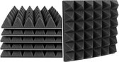 NX Sound - 6 PACK - Zelfklevende geluidsisolatie - 30x30x5cm - Geluidsisolatieplaten - Isolatie - Geluidsdemper - Studioschuim - noppenshuim - zelfklevend