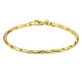 ZilGold 14k gouden armband met daarin een kern van 925 zilver.