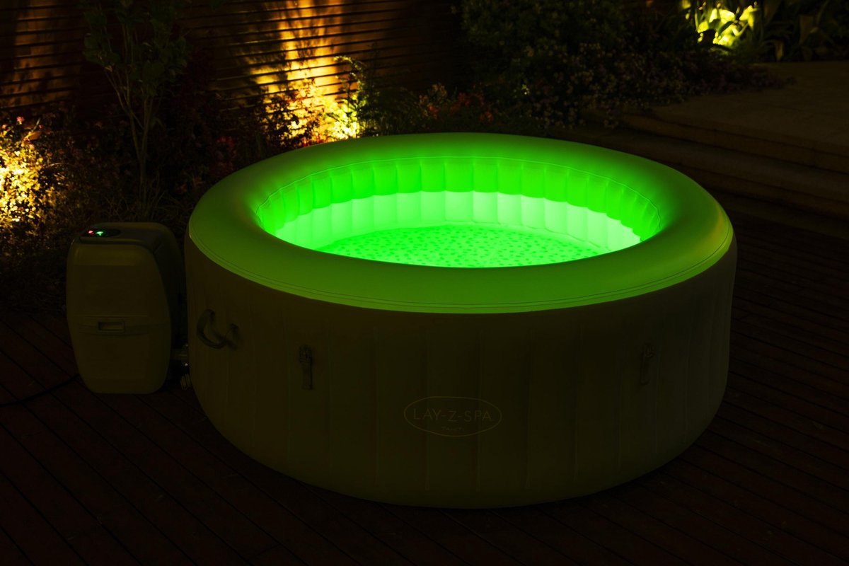 Lay-Z Spa Jacuzzi Tahiti 180X66cm AirJet - 2/4 personen - incl. LED