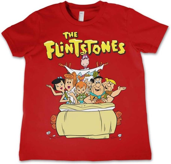 The Flintstones Kinder Tshirt -XL- The Flintstones Rood