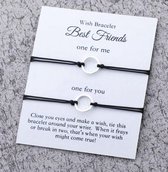 Akyol Vriendschapsarmband | met ring hangertje | Pinky promise Armband | Armband vriendinnen | vriendinnen armband | bff armband - best friends armband