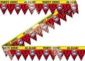 Party tape | Afzetlint | 40 jaar