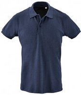 SOLS Heren Phoenix Poloshirt met korte mouwen Pique Polo (Ultramarijn)