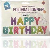 3BMT Happy Birthday slingers - ballonnen - decoratie - kleur