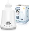 foto van Luvion Eco Fast Deluxe 4 in 1 Flessenwarmer - Verwarmt zeer snel - Steriliseren met stoomkap - Warmhouden en ontdooien