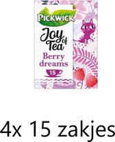 Pickwick thee - Joy of tea - Berry Dreams - Multipak 4x 15 zakjes