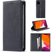 Voor iPhone 11 Pro Max MUXMA MX109 horizontale flip lederen tas met houder en kaartsleuf en portemonnee (zwart)