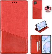 Voor Huawei Nova 6 SE MUXMA MX109 Horizontale Flip Leren Case met Houder & Kaartsleuf & Portemonnee (Rood)