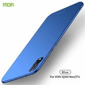 MOFI Frosted PC Ultradunne harde hoes voor Vivo Y7S / IQOO Neo (blauw)