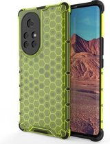 Voor Huawei nova 8 Pro 5G schokbestendige honingraat PC + TPU beschermhoes (groen)