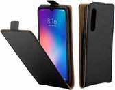 Zakelijke stijl verticale flip TPU lederen hoes met kaartsleuf voor Xiaomi Mi 9 SE (zwart)