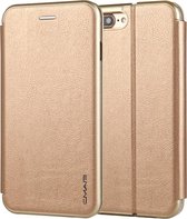 Voor iPhone 8 & 7 CMai2 Linglong Series PC + PU horizontale flip lederen tas met houder en kaartsleuf (goud)