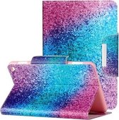 Voor Amazon Kindle Fire HD 8 (2020) Gekleurde tekening patroon Horizontale flip lederen tas met houder & kaartsleuven & portemonnee (Rainbow Sand)
