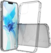 Voor iPhone 12/12 Pro schokbestendig krasbestendig TPU + acryl beschermhoes (grijs)