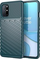 Voor OnePlus 8T Thunderbolt schokbestendig TPU-hoesje (groen)