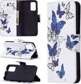 Voor Xiaomi Foco M3 Gekleurde Tekening Patroon Horizontale Flip Leren Case met Houder & Kaartsleuven & Portemonnee (Butterfly Swarm)