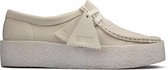 Clarks - Dames schoenen - Wallabee Cup - D - white nubuck - maat 3,5