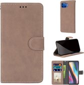 Voor Motorola Mote G 5G Plus Retro Frosted Horizontale Flip PU Lederen Case met Houder & Kaartsleuven & Portemonnee & Fotolijst (Crème Kleur)