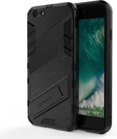 Punk Armor 2 in 1 PC + TPU schokbestendig hoesje met onzichtbare houder voor iPhone 6 & 6s (zwart)