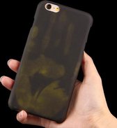 Voor 5,5 inch iPhone 6 Plus & 6s Plus warmtegevoelige telefoonhoes siliconen beschermhoes achterkant (groen)