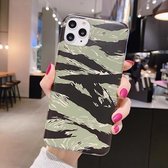 Schokbestendig IMD Camouflage TPU-beschermhoesje voor iPhone 12 Pro Max (groen)