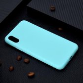 Voor iPhone XS / X Candy Color TPU Case (groen)