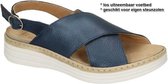 Stiledivita -Dames -  blauw donker - sandalen - maat 37