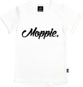KMDB Shirtje Moppie White Meisjes Wit - Maat 110