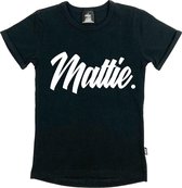 KMDB Shirtje Mattie Black Jongens Zwart - Maat 92