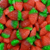 Aardbei snoepjes- glutenvrij- 12 x 100 gram- wild strawberry