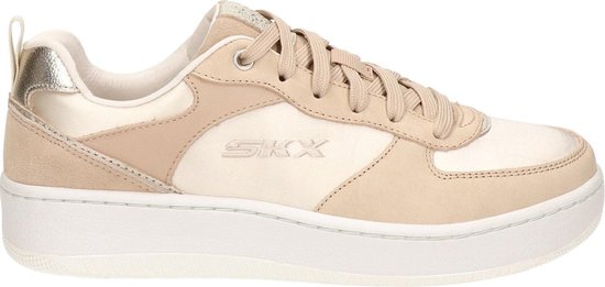 Skechers Sport court 92 dames sneaker - Beige multi - Maat 37 | bol.com