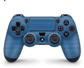 Playstation 4 Controller Skin Brushed Blauw Sticker