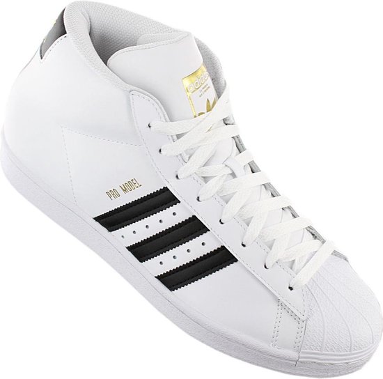 adidas Originals Pro Model Mid - Heren Sneakers Sport Casual Schoenen Wit  FV5722 -... | bol.com