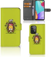 Smartphone Hoesje Samsung Galaxy A52 Flipcover Doggy Biscuit