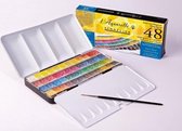 Sennelier L'aquarelle set 48 halve napjes +  1 penseel N131607..