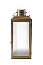 Riviera Maison - Union Square Lantern M - Windlicht - Goud - Glas; Ijzer