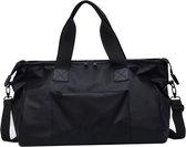 ZaCia Reis Duffel Bag Zwart - Opvouwbaar - Reistas - Verstelbare Schouderriem - Gym en Yoga tas - Multifunctioneel - Waterproof - Waterdicht 30L