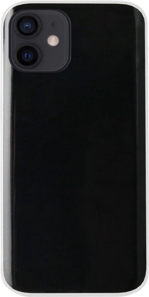 ADEL Siliconen Back Cover Softcase Hoesje Geschikt voor iPhone 12 Mini - Doorzichtig Transparant
