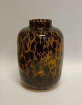 Thils Living VAAS LEOPARD D14,5XH22 CM AMBER