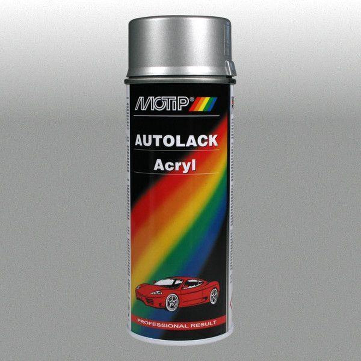 Motip kompakt acryl autolak metallic zilver (55265) - 400 ml. | bol.com